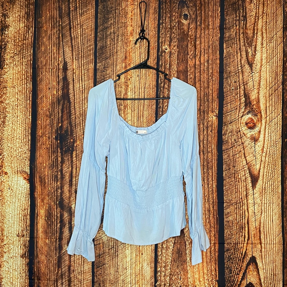 So/ Kohl’s Baby Blue Blouse